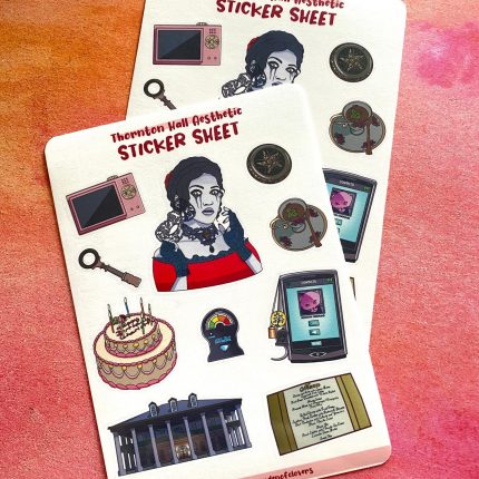 Thornton Hall Aesthetic Sticker Sheet